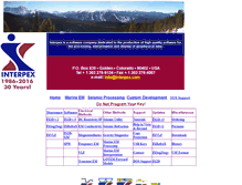 Tablet Screenshot of interpex.com